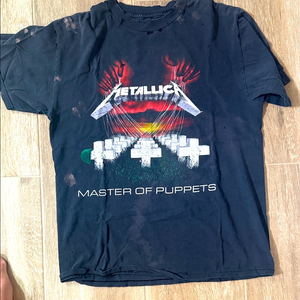Metallica Master of Puppets T-Shirt 1995 Vintage super soft